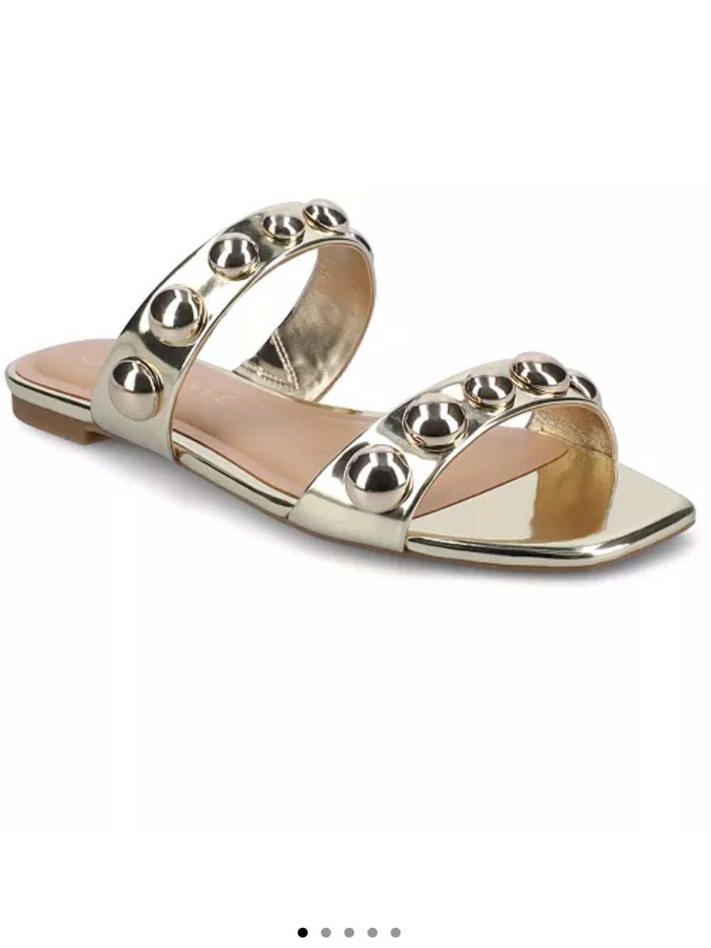 INC Women's Frida Studded Slide Flat Sandals NWT